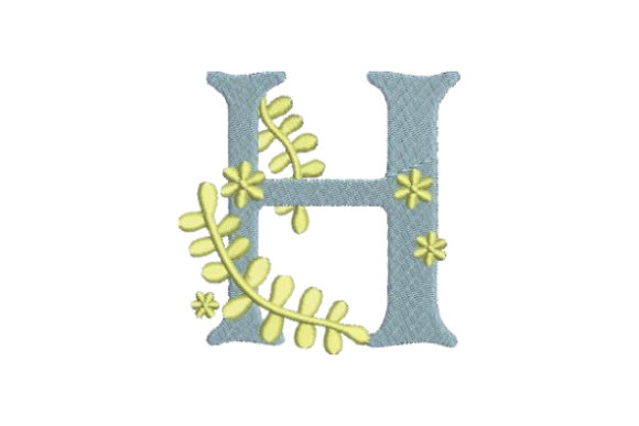 Floral Alphabet H Review