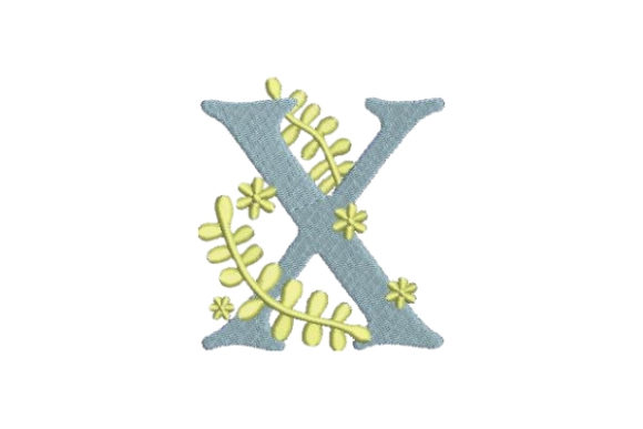 Floral Alphabet X Review